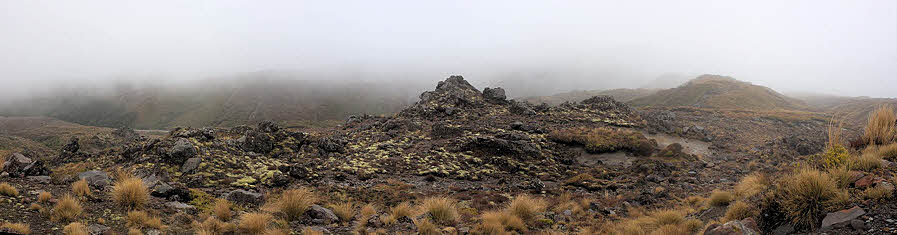 NZ volcano panorama