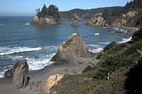 Trinidad CA bay rocks