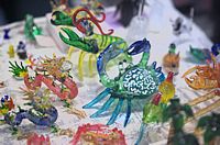 glass sea fauna