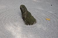 moss, stone and gravel