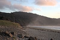 spray mist beach